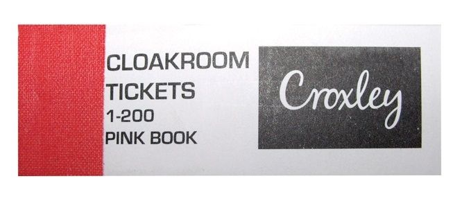 Croxley Cloakroom Tickets 1-200 (Pink)