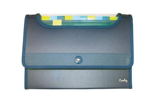 Croxley Concertina File 12 Division - Blue