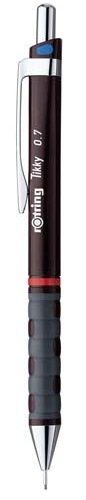 rOtring Tikky Professional Mechnical Pencil - 0,70mm Burgundy Barrel