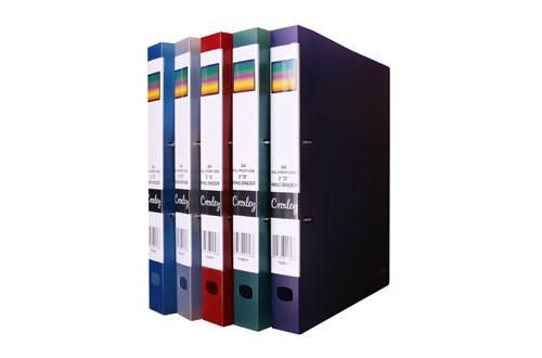 Croxley A4 2 D-Ring Ringbinder - Assorted Colours (10 Pack)