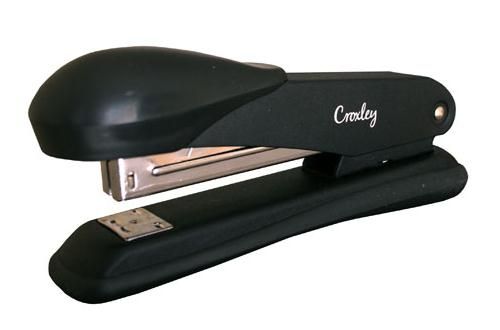 Croxley Full Strip Stapler Metal Body with Plastic Trim - Black