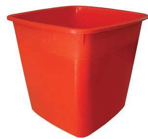 Lion Brand 17L Plastic Bin - Red