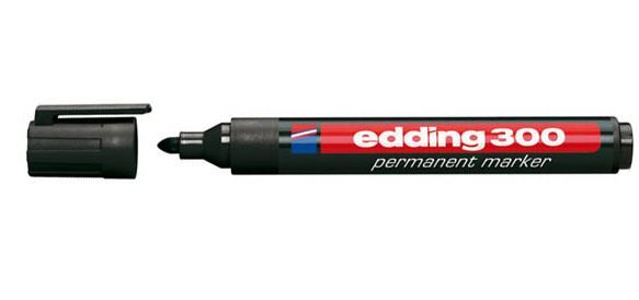 Edding 300 Permanent Marker Bullet Point - Black