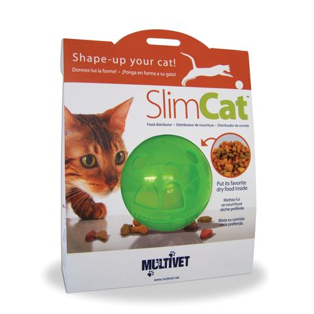 Pet Safe Slim Cat Interactive Feeder Ball Green Buy Online