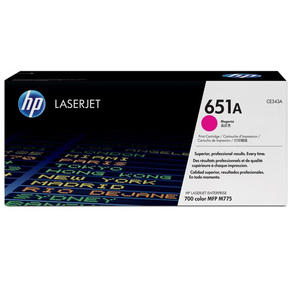HP No 651A Magenta LaserJet Toner Cartridge