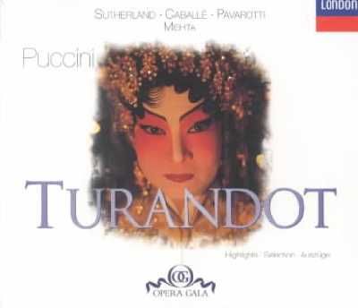 Joan Sutherland / Pavarotti / Caballe / Ghiaurov / London Philharmonica Orchestra - Turandot - Highlights (CD)