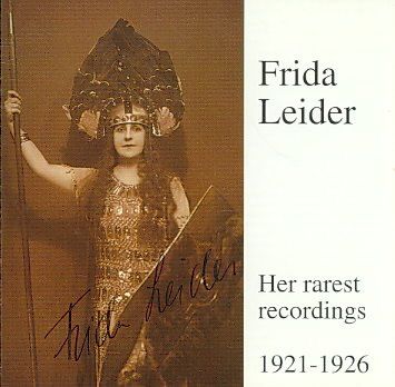 Legendary Voices:Frida Leider - (Import CD)