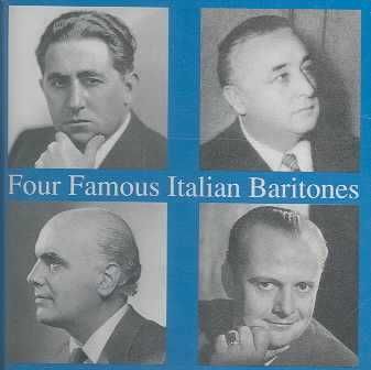 Four Famous Italian Baritones - (Import CD)