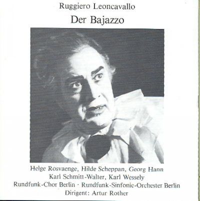 Leoncavallo:I Pagliacci Rother Roswae - (Import CD)