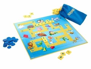 Scrabble Junior Kids Crossword Game With 2-Games-In-1
