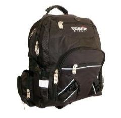 Tosca Large Laptop Backpack - Black/Red