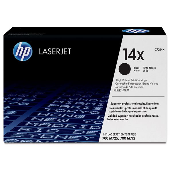 HP 14X High Yield Black LaserJet Enterprise Toner Cartridge