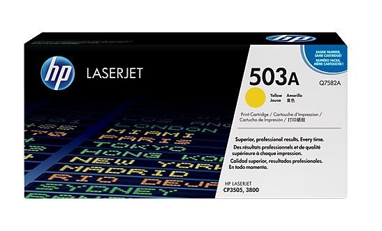 HP 503A LaserJet Print Cartridge - Yellow