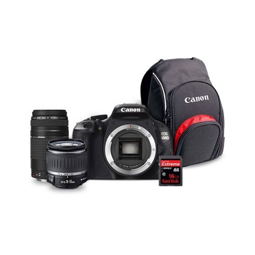 Canon 600D 18MP Twin Lens Bundle Buy Online in South Africa