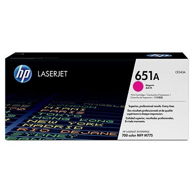 HP 651A LaserJet Print Cartridge - Magenta