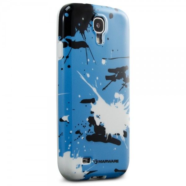 Marware Samsung Galaxy Standard S4 Splatter Cover - Freeze Blue