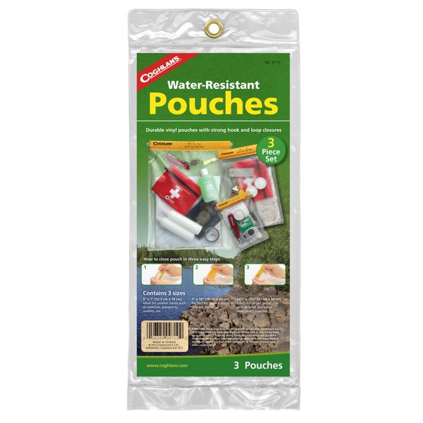 Coghlans - Waterproof Pouch Set - Pack of 3