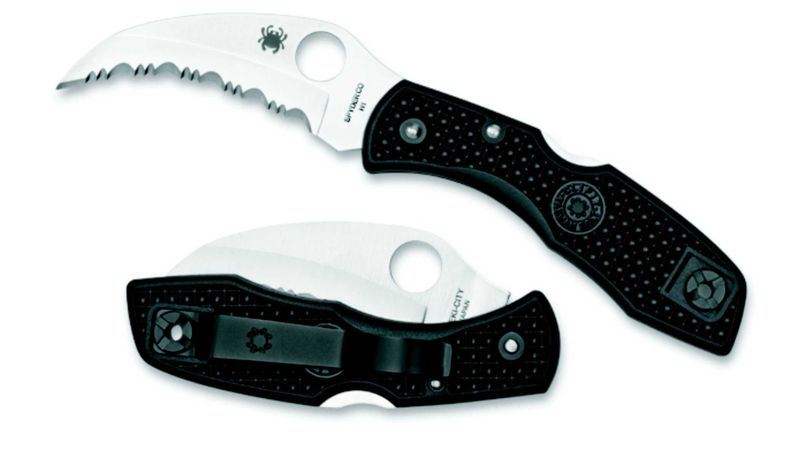 Spyderco - Tasman Salt Folding Knife - Black