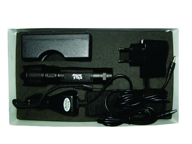 Super LED - Strix Rechargeable 160 Lumens Flashlight