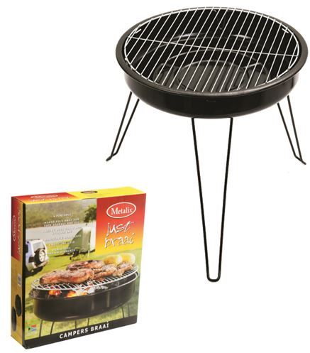 Metalix - Campers Braai - Black