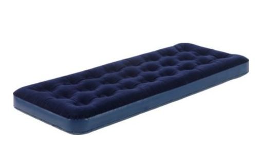 Bestway - Flocked Single Airbed - Blue