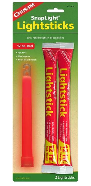 Coghlans - Lightsticks Pack of 2 - Red