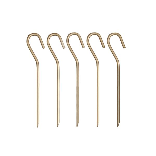 Campground Straight Steel 150 x 4mm Tent Peg - 5 Pack
