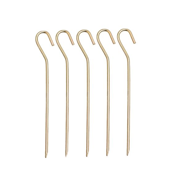 Campground Straight Steel 200 x 4mm Tent Peg - 5 Pack