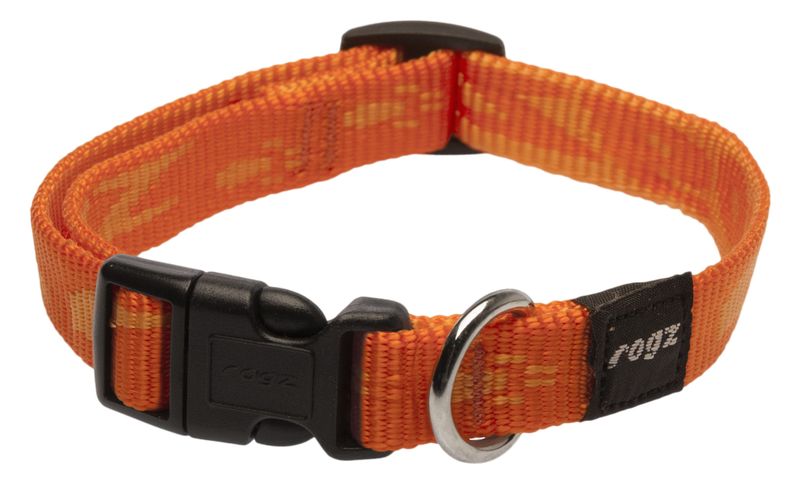 Rogz - Alpinist 16mm Dog Collar - Orange