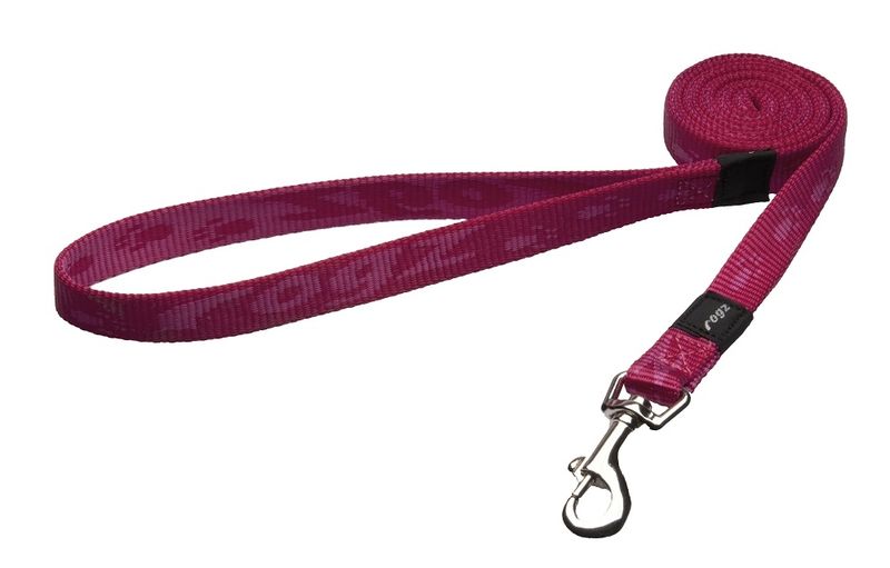 Rogz - Alpinist 16mm Fixed Dog Lead - Pink