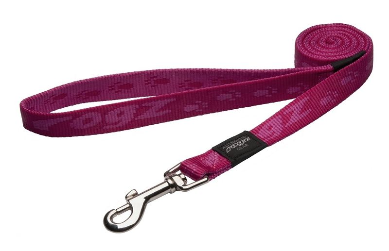 Rogz - Alpinist 20mm Fixed Dog Lead - Pink