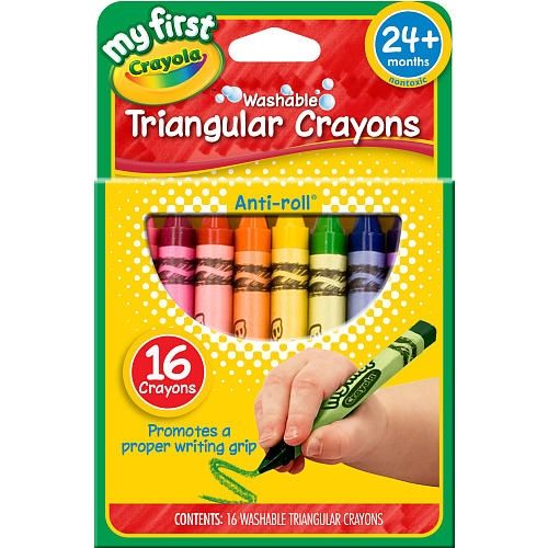Crayola My First - 16 Triangular Crayons