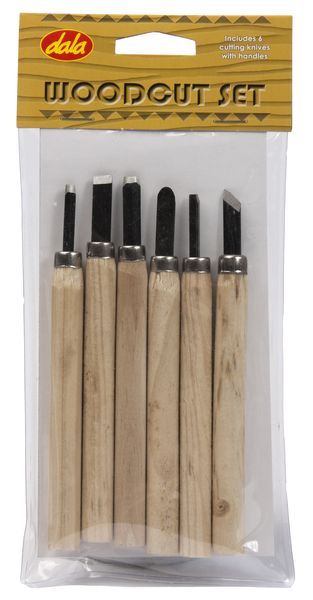 Dala Wood Carving - Set of 6 Blades