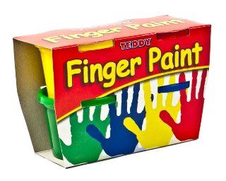 Teddy Finger Paint - 4 x 100ml