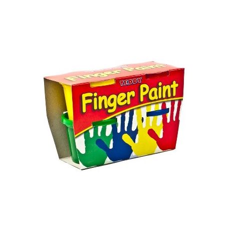 Teddy Finger Paint - 4 x 100ml, Shop Today. Get it Tomorrow!