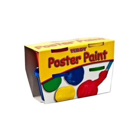 Teddy Poster Paint Kit - 4 x 100ml, Shop Today. Get it Tomorrow!
