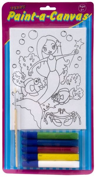 Teddy Paint a Canvas Fairy