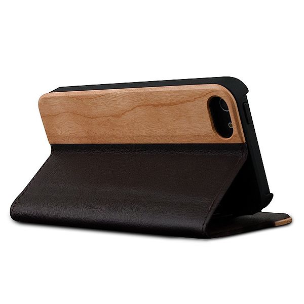 Marware Milan for iPhone 5 &amp; 5S - Brown &amp; Wood