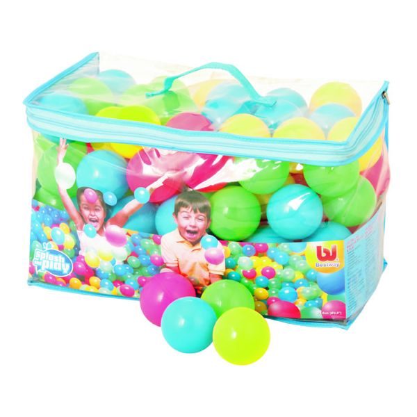 Bestway - Splash &amp; Play 100 Bouncing Balls - 6.4cm