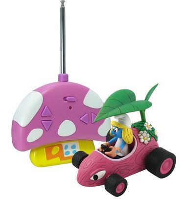 Smurfs - 5 Inch Radio Controlled Vehicle - Smurfette