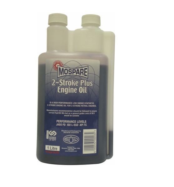Mospare - Fully Synthetic 2-Stroke Oil Dose Bottle - 1 Litre