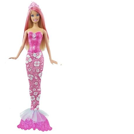 barbie mermaid pink hair