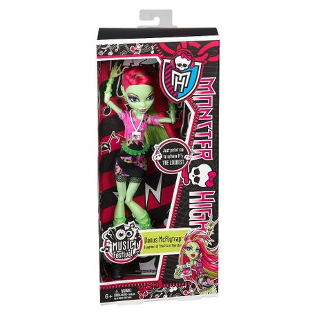 Monster High Musical Festival Doll - Venus McFlytrap | Buy Online in South  Africa 