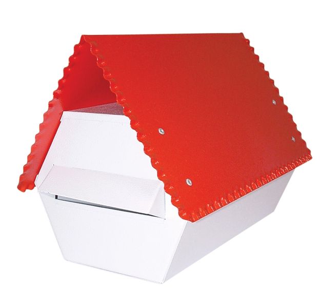 Fragram - Electro GAlva -nised Letter Box - Red