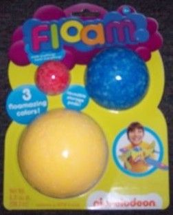 Nickelodeon Floam Moulding Compound Multi-Pack - Yellow, Blue &amp; Red