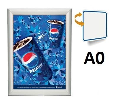 Parrot Poster Frame Double Sided - Aluminium with Mitred Corners - A0
