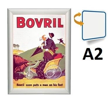 Parrot Poster Frame Double Sided - Aluminium with Mitred Corners - A2