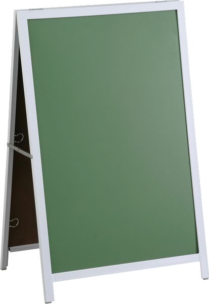 Parrot A-Frame Chalk Board with Steel Frame Sandwich Board - 900 x 600mm