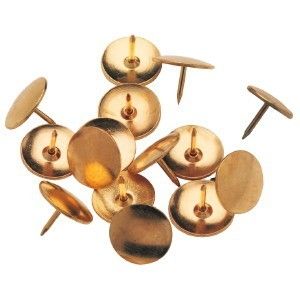 Parrot Products 100 Pack Drawing Pins - Brass