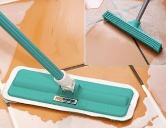 Floorwiz - Microfibre and Wonder Broom Combo - Green